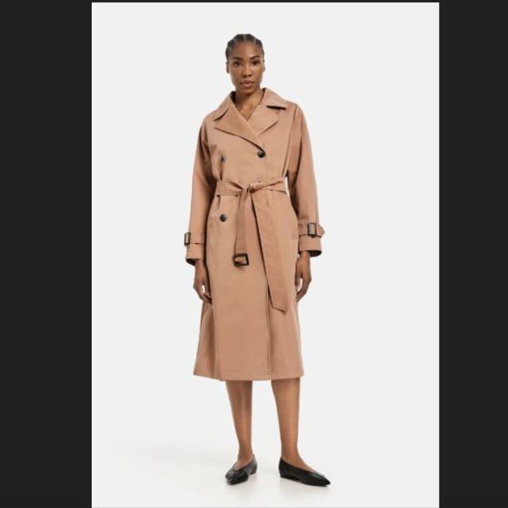 Like New NWOT Gerry Weber Caramel Zalando Trench Coat Size L
